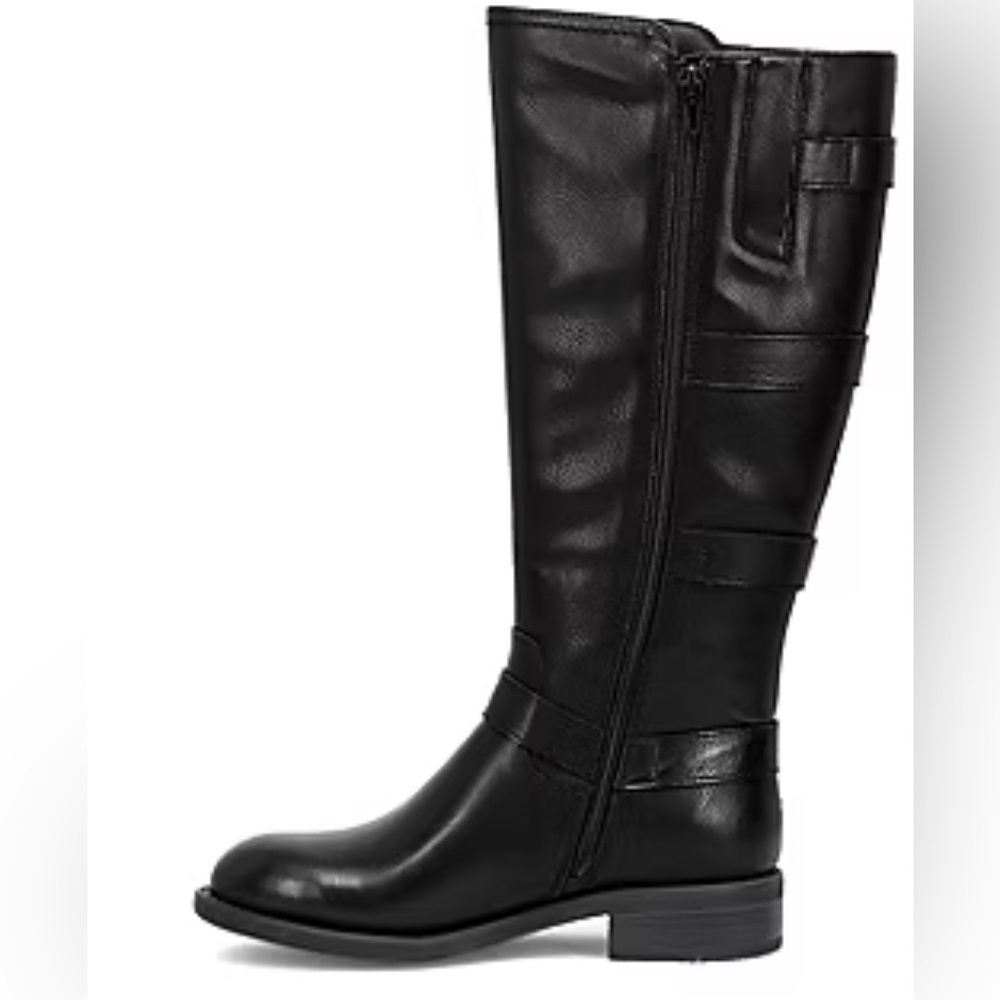 Frye and Co. Womens Cyra Stacked Heel Motorcycle Boots - Picture 4 of 8